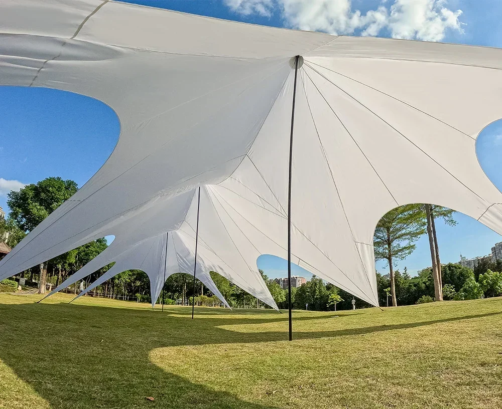 

#c Waterproof Genting Lotus Canopy Outdoor Giant Oversized Octopus Camping Tent Wanchongshan Canopy Large Area Shade Tent