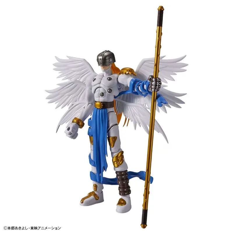 Figurine d'action Angemon de l'anime Digimon Adventure, modèle de collection de jouets originaux Bandai Figure-rise FRS, cadeau, ornements, collection AS