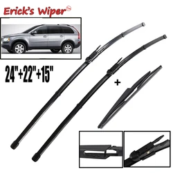 Erick's Wiper Front & Rear Wiper Blades Set For Volvo XC90 2004 - 2006 Windshield Windscreen Window Rain Brushes 24