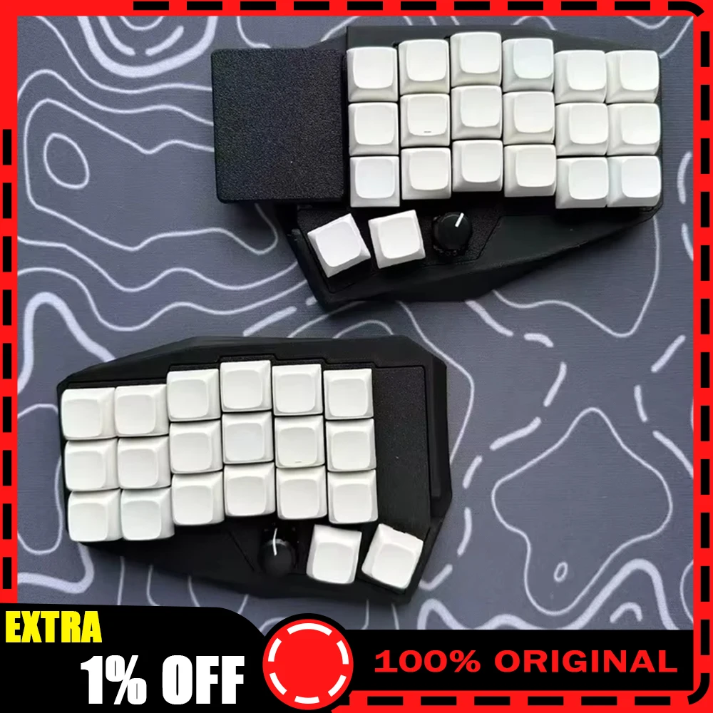 

Corne TP Split Keyboard Kit Wired Hot Swap VIAL With Trackpad MX Switch Wired Corne TP Split Keyboard PC Gamer Accessories