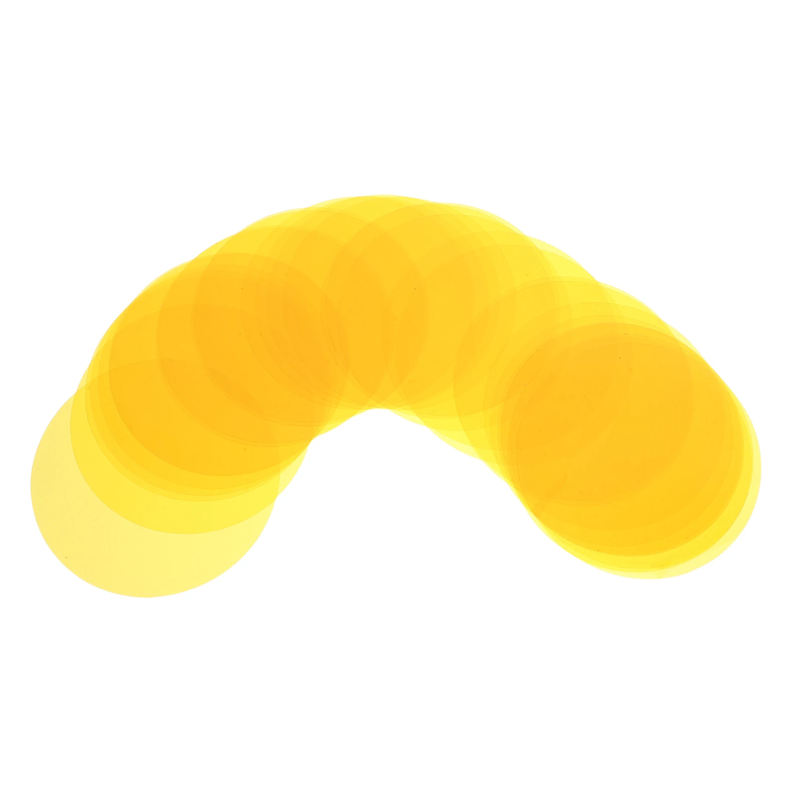 

30pcs Lighting Gels: Colored Light Filters For Led Tubes Spotlights 6.6Cm Self-Adhesive Color Changing Sheets Home Studio Stage