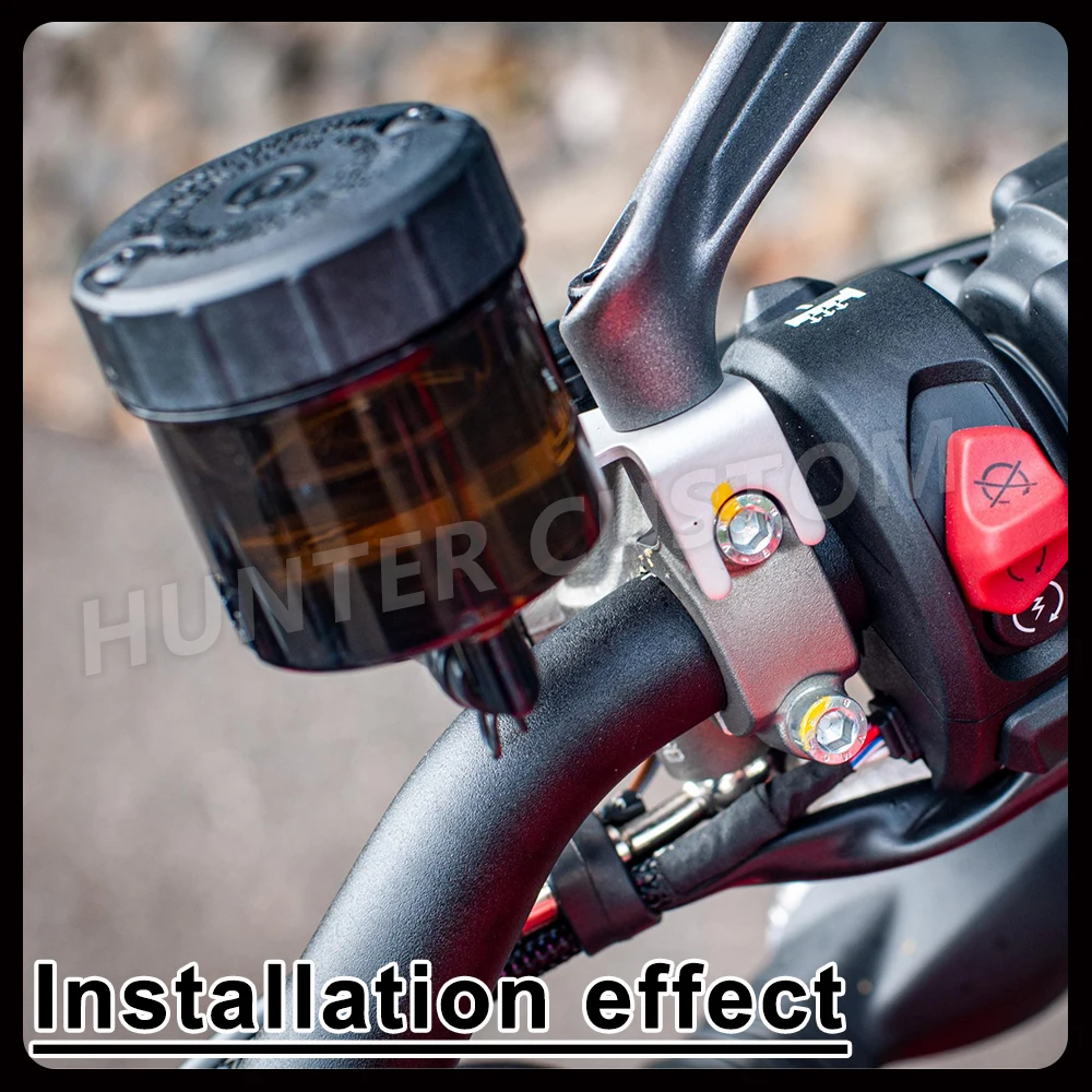 Ducati Brake & Clutch Reservoir with Bracket Kit for DUCATI  Streetfighter V2 / V4 / V4SP / Monster 1200 / 1200Rﾠ/ 1200S / Plus