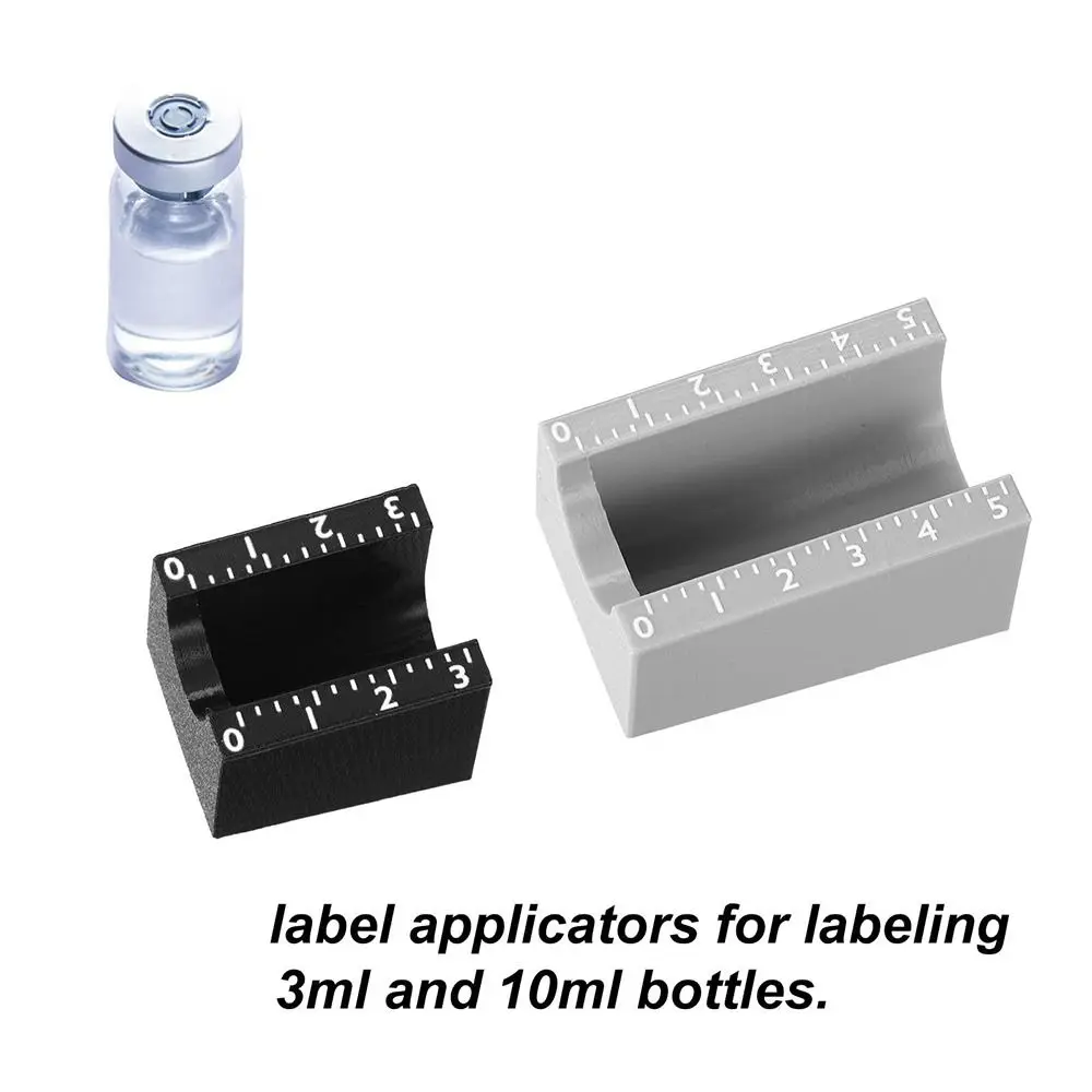 3ml 10ml Vial Label Applicator Precise Application Time-Saving Sticker Alignment Tool Reusable Easy Alignment
