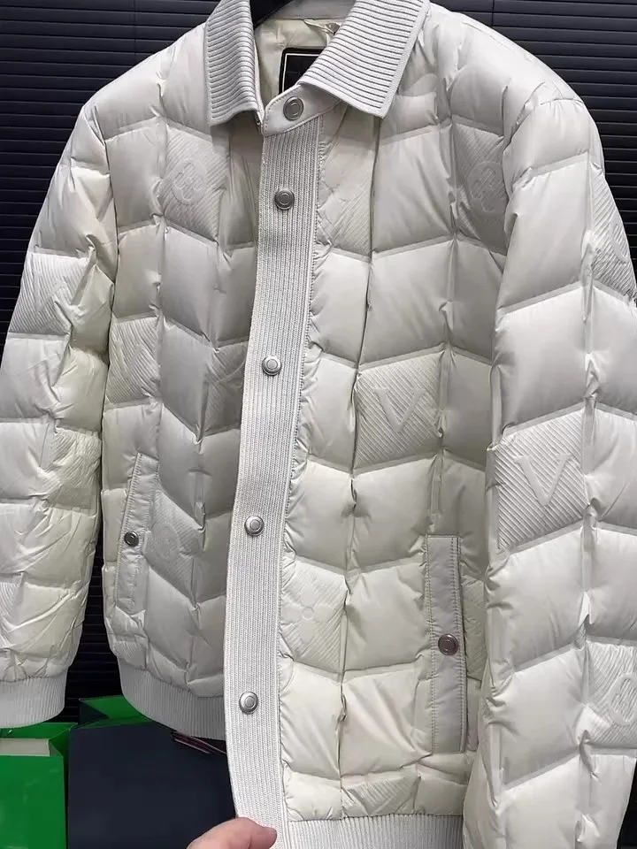 

Men's Autumn Winter New Sle Casual Faionable Stand Collar down Jaet Coat Comfortable All-Match Stand Fit Long Sve