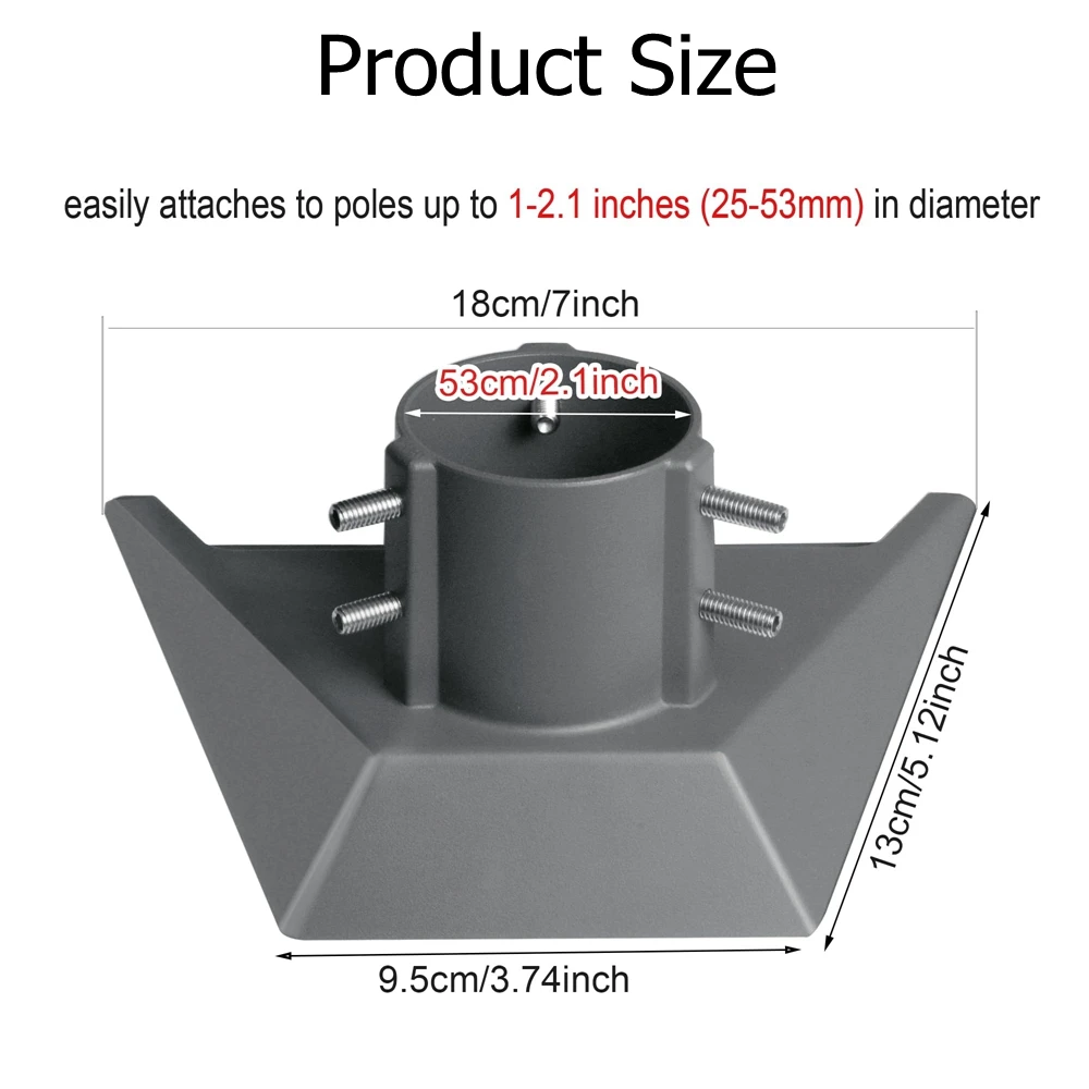 Mount Adapter For Starlink Gen 3 Pipe Adapter Pole Mounting Bracket Accessories Compatible with Starlink Standard Dish V3