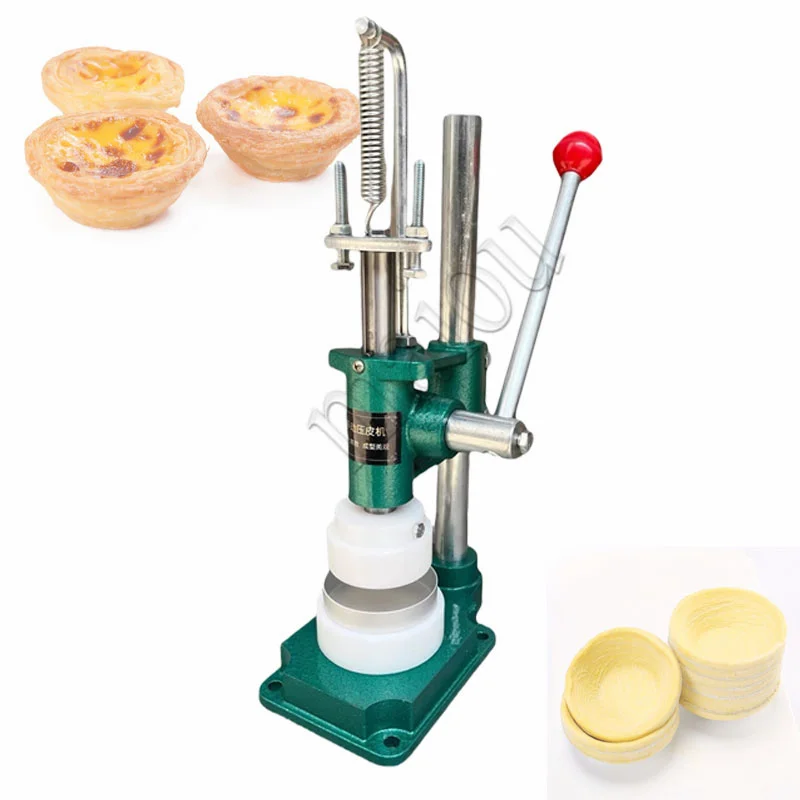 

Egg Tart Pressing Maker Machine,Manual Hand Press Making Egg Tart Skin Tool,Commercial Egg Tart Molds Custard Tart Shell Mold