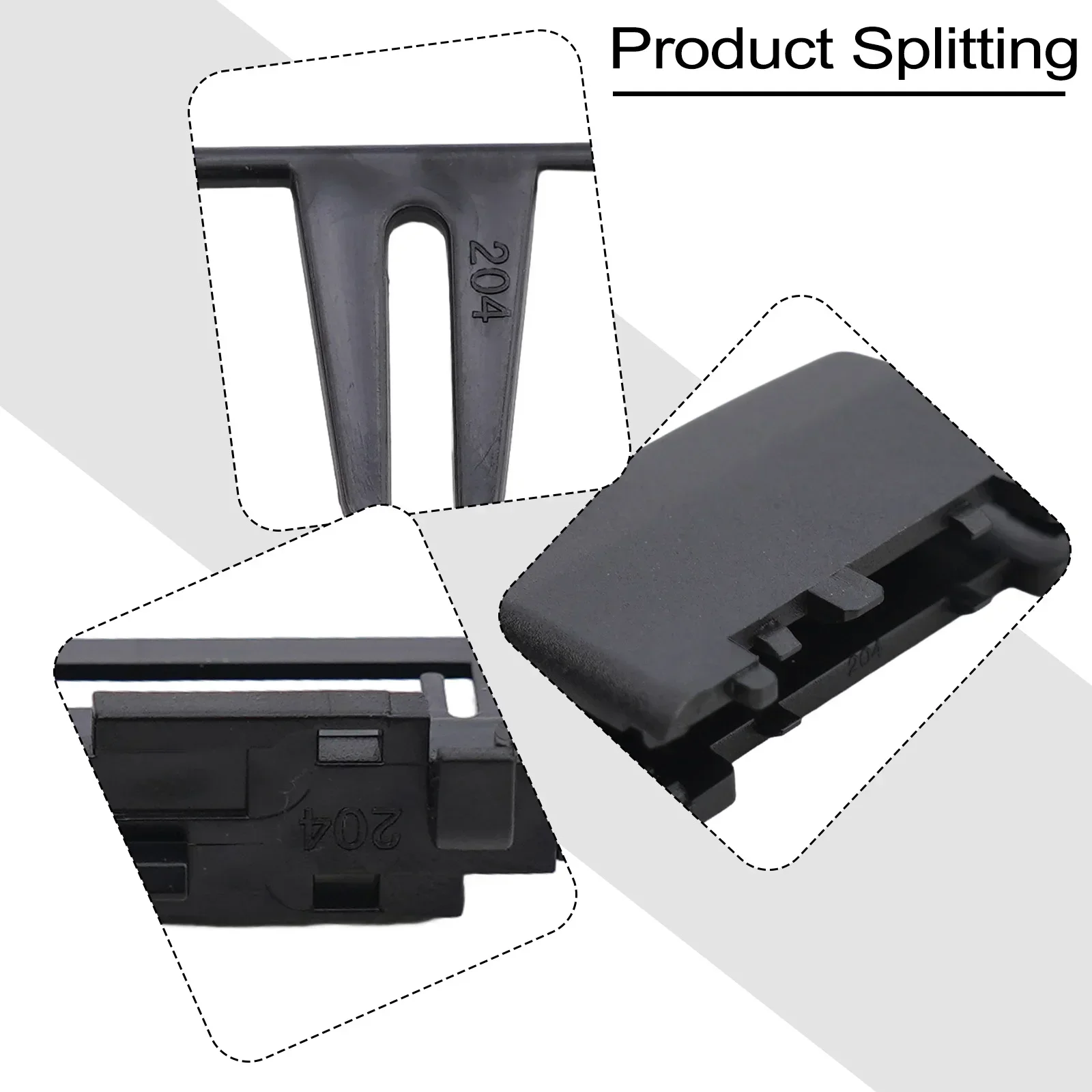 Auto A/C Clip Vehicle A/C Tab Air Vent A/C A/C Vent Black For W204 C180 C200 C260 For GLK300 GLK260 Repair Kit