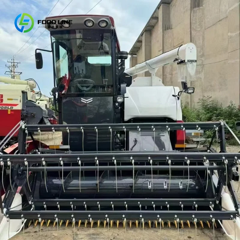 Customized Large Farming Agricultural Rice Combine Harvester Grain Harvester Multifunctional 1 Year Warranty