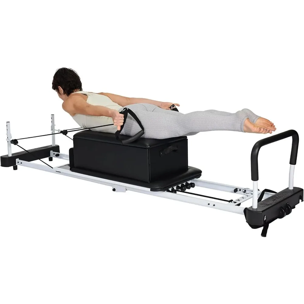 Pole | Reformer Accessory for Exercises That Advance Range of Motion, Flexibility & Strength | Strap and Workout DVD Included