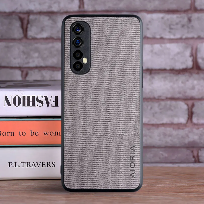 Case for OPPO Realme 7 Pro Realme 7 5G coque Luxury textile Leather skin soft hard phone cover for oppo realme 7 pro case funda