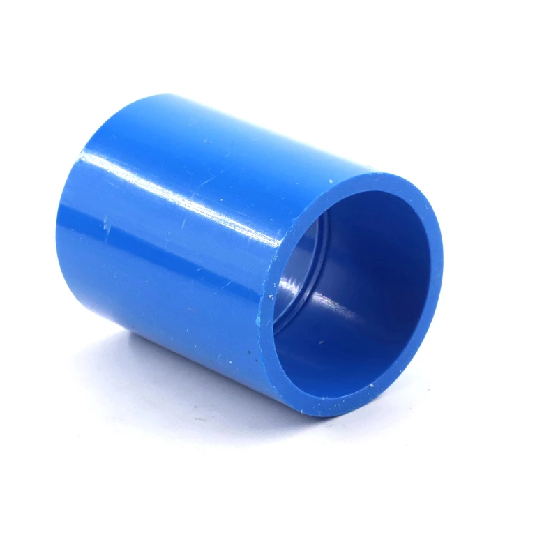 2pcs 20~32mm Blue PVC Pipe Connectors Irrigation Water Tube Elbow Tee Connector End Cap Ball Valve Aquarium Fish Tank Fittings