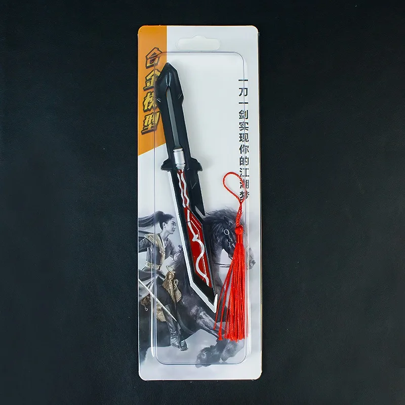 18cm God's Blade Sword Red Anime Model Alloy Crafts Desktop Decoration Game Peripherals Collection Festival Gifts Toy Kid