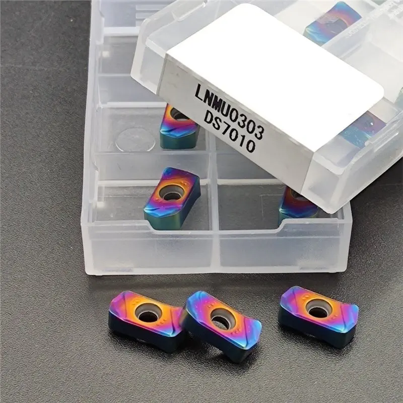 B03C-Cemented Carbide Turning Tool Cutter High Quality For Nano For BLUE Double Side Fast Feed Open Rough Milling Insert