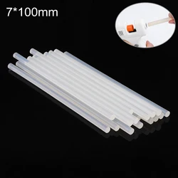 7mm x 100mm Transparent Hot Melt Glue Sticks for Hot Melt Glue Gun Repair Alloy Accessories