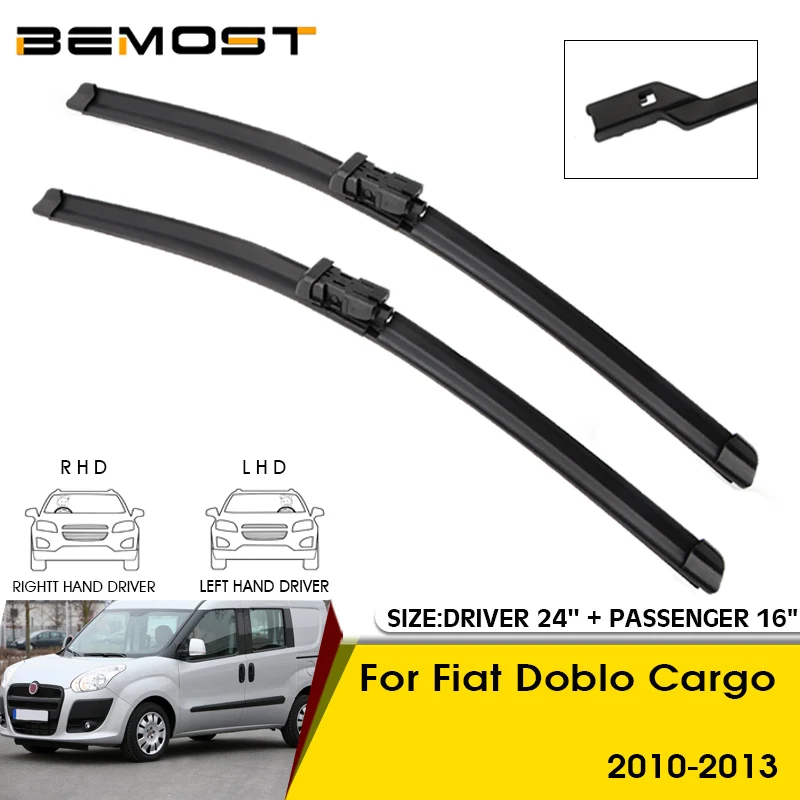 Car Wiper Blades For Fiat Doblo Cargo 2010-2013 Windshield Windscreen Front Window Blades 24