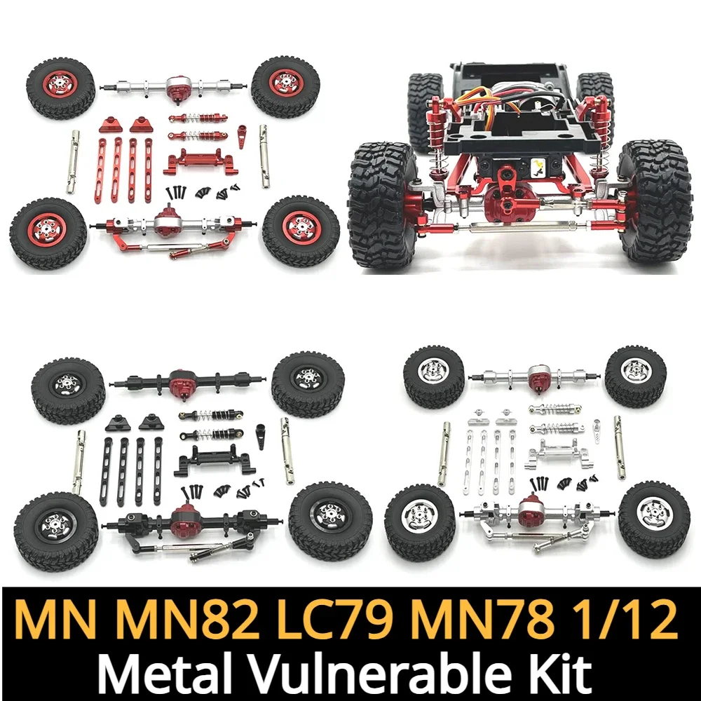 

MN MN82 LC79 MN78 1/12 RC Remote Control Car Parts Metal Upgrade Retrofitting Vulnerable Kit