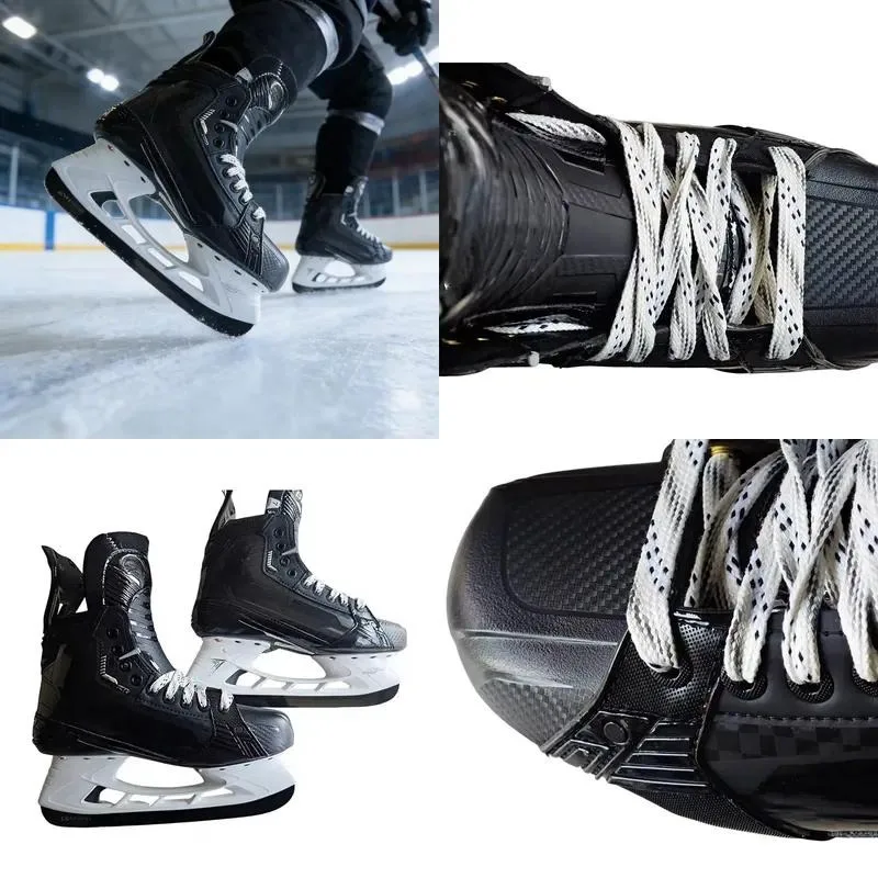 Professional hockey shoes, high-performance stainless steel blade hockey shoes
