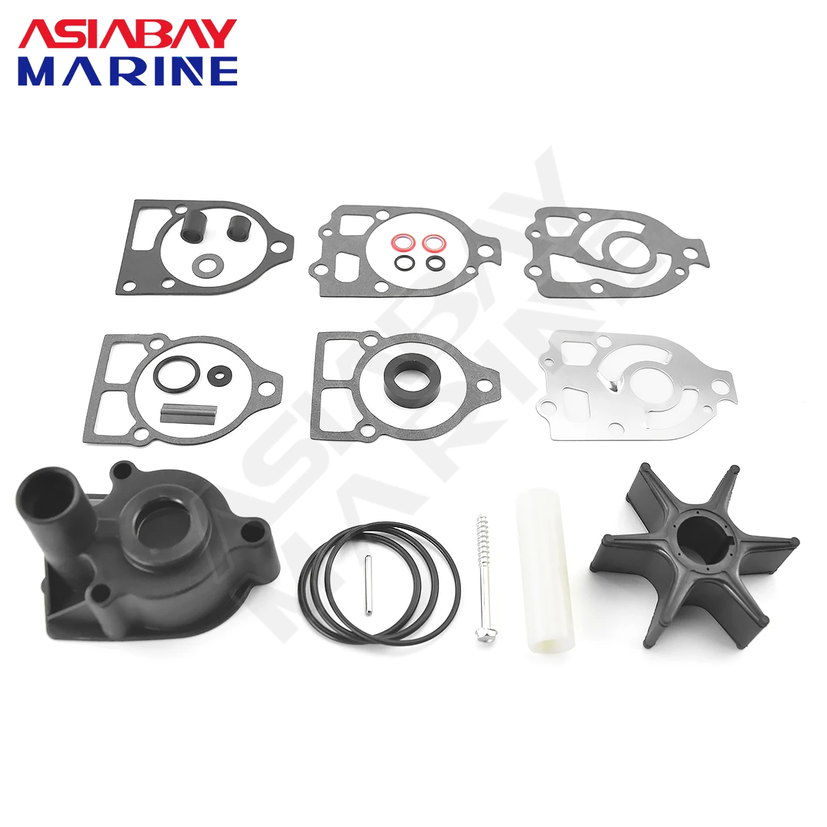 46-96148Q8 Water Pump Impeller Repair Kit For Mercury Outboard 75 80 90 115 135 140 150 175 200 220hp 46-96148A8  Sterndrive