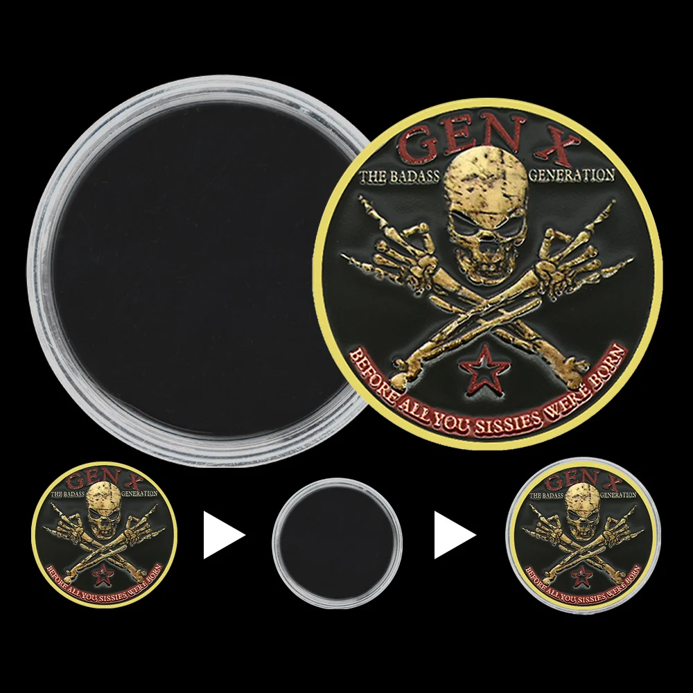 Koin Logam Tengkorak Generasi - Vintage Collectible Coins ulasan dan harga