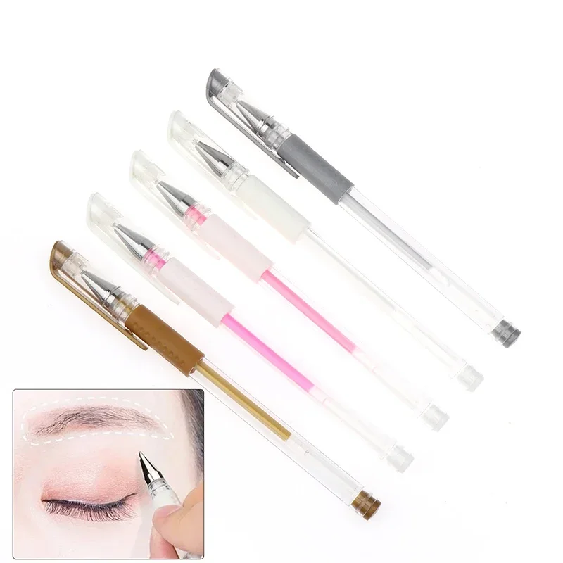 1PC Brow Pen Skin Pen Wodoodporny żelowy marker do brwi i ust do mikrobladingu Narzędzie PMU do rysowania brwi i ust