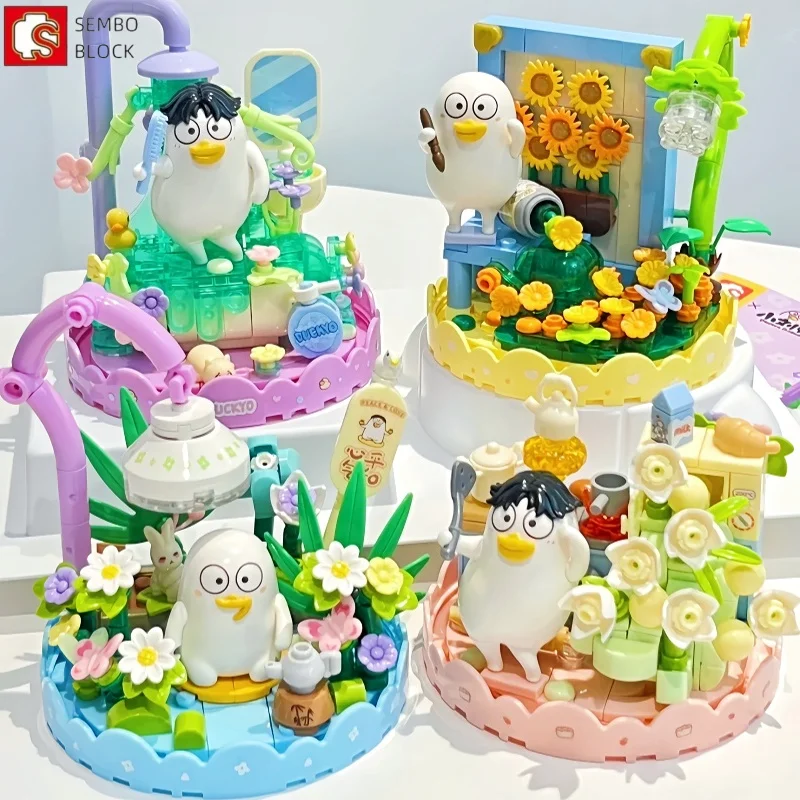 senbo-block-duckyo-blocs-de-construction-epicerie-fleur-assemblage-puzzle-micro-particules-epissage-modele-dessin-anime-lent-poke-jouets