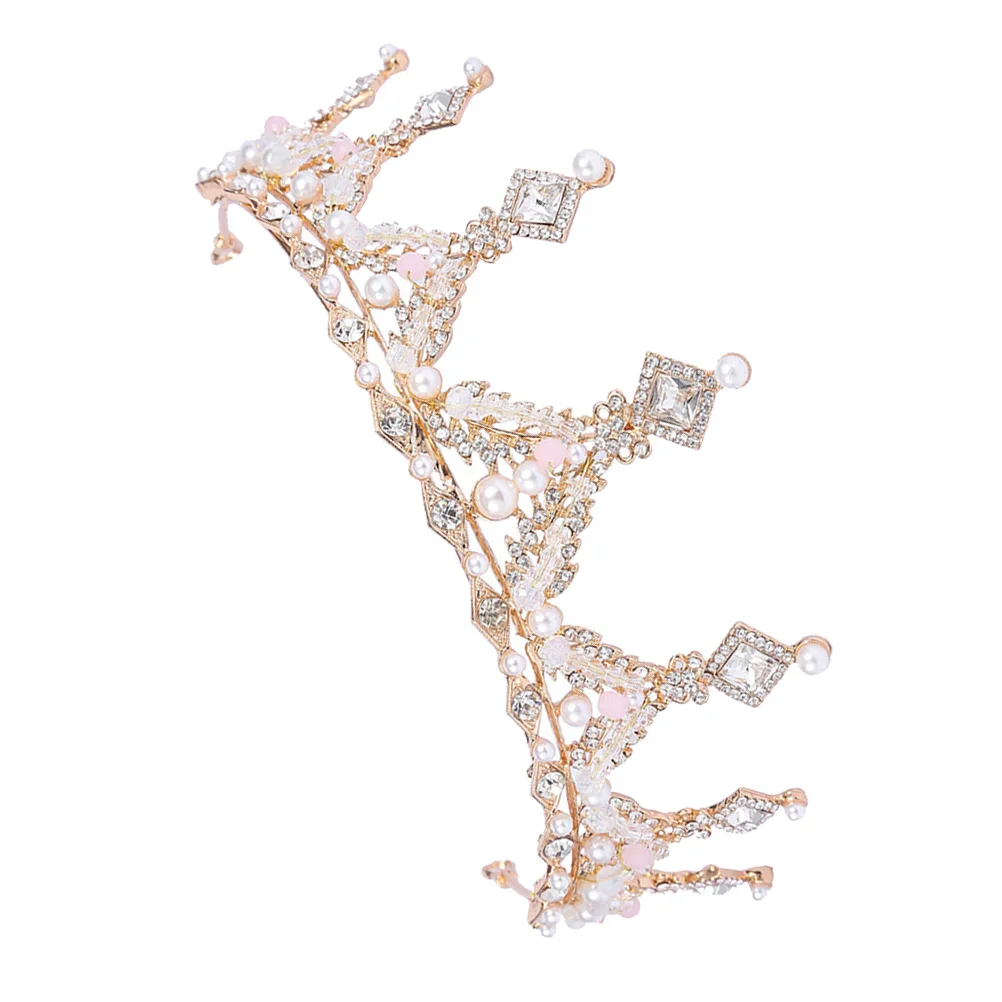 

Children's Tiara Decor Kid Headdress Rhinestone Girls Girl Perform Party Crown For Girl Perform Crown Hair Accessories