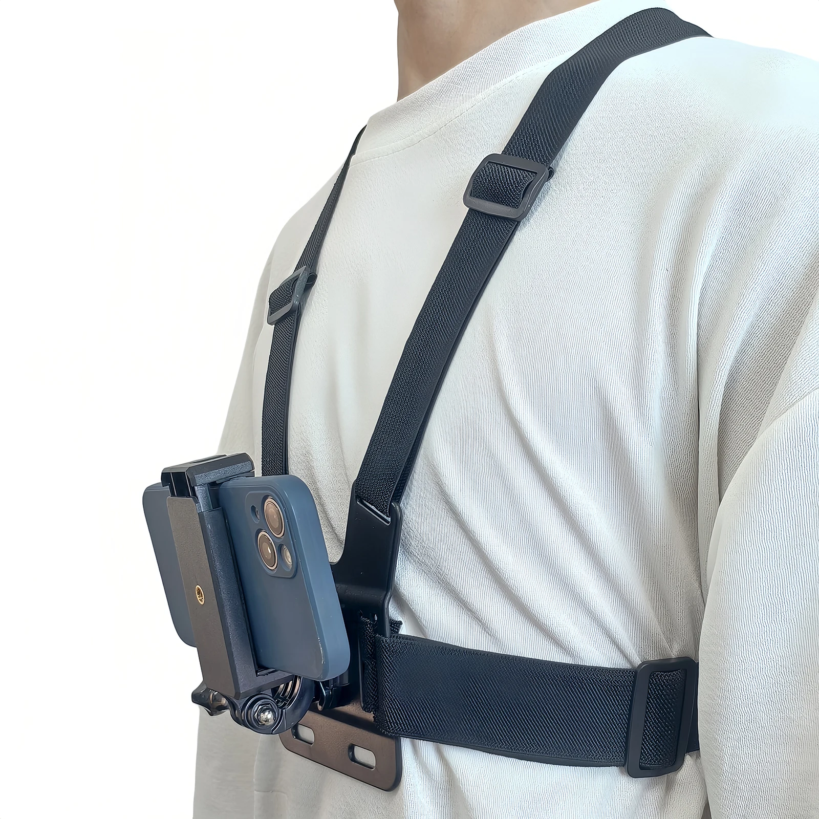 Adjustable Chest Mount Head Strap for GoPro Hero 13 12 11 Insta360 DJI Osmo AKASO Action Camera POV Vlog Shooting Accessories