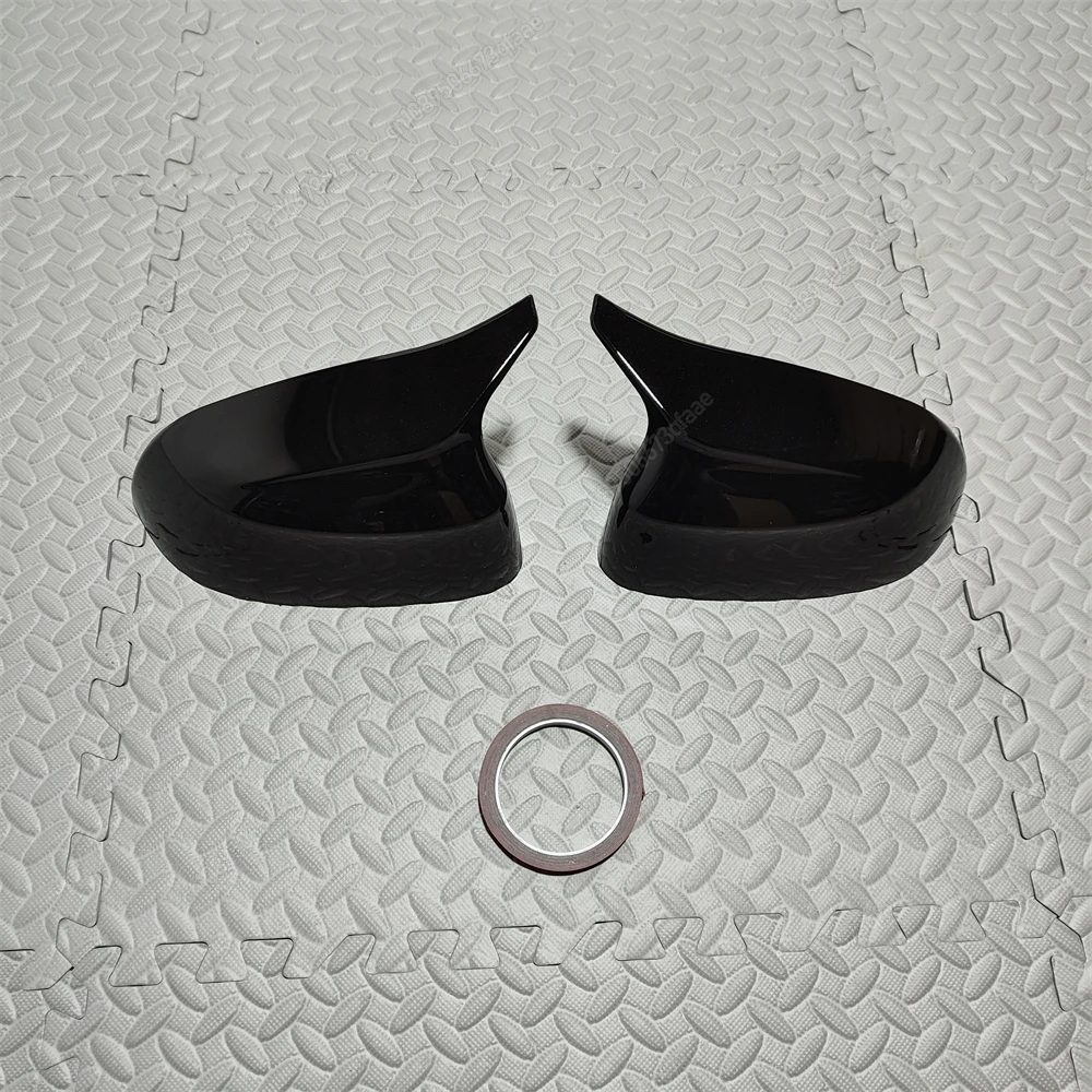 For BMW X3 G01 X4 G02 X5 G05 X6 G06 X7 G07 G08 2018-2023 M Style Black Auto Car Rear View Side Mirror Cover Trim Body Kit Tuning view 5