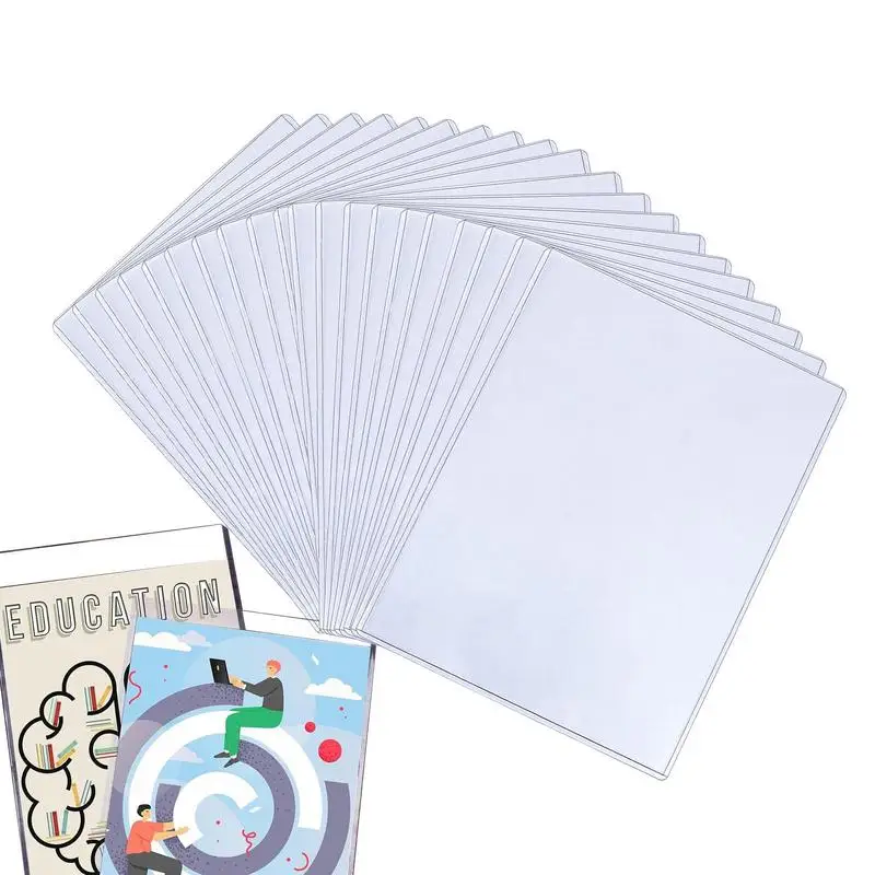 

Clear Paper Sleeves Protector 8.5 X 11inch Clear Rigid Top Loaders Paper Page Protectors 20PCS Photo Sleeve Document Holder For