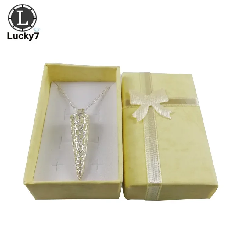108pcs Paper Necklace Earrings Ring Box Jewelry Set