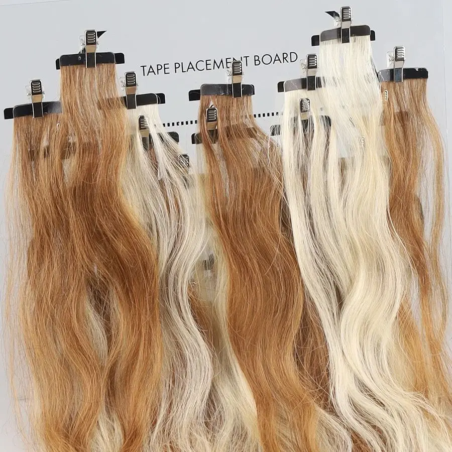 ARLANY Tape In Placement Board Hair Dye Plate Hair Extensions Tool Display Board Salon Barber Supplies