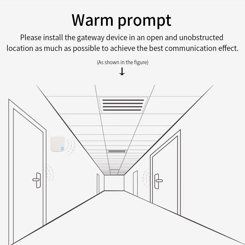 G2 G5 G6 TTlock gateway can connect to 5G WiFi TTLock Or TTHotel APP G5 WiFi Gateway 2.4G&5G WiFi For Remote Control Smart LocK