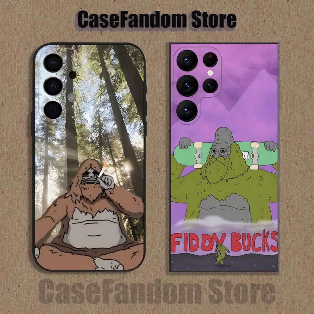 

Sassy The S-Sasquatch For Samsung Phone Case S26,S25,S24,S21,S22,S23,S30,Ultra,S20,Plus,Fe,Lite,5G Black Cover