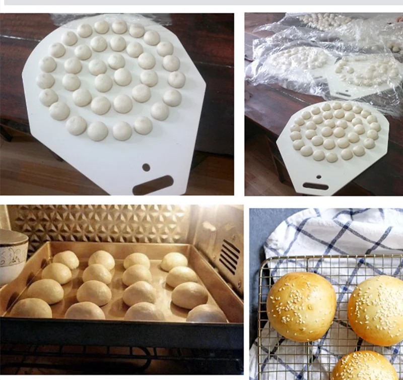 Burger bread buns ball roller pizza dough divider rounder making cutter,30 automatic pita mini dough rounder and divider machine