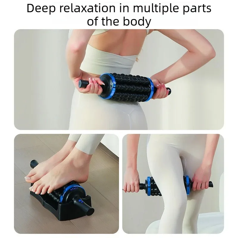 Relax Stress Massager Hand Held Massager for Muscle Rolling Percussive Massager Powered Muscle Roller Massager Whole Body Relief