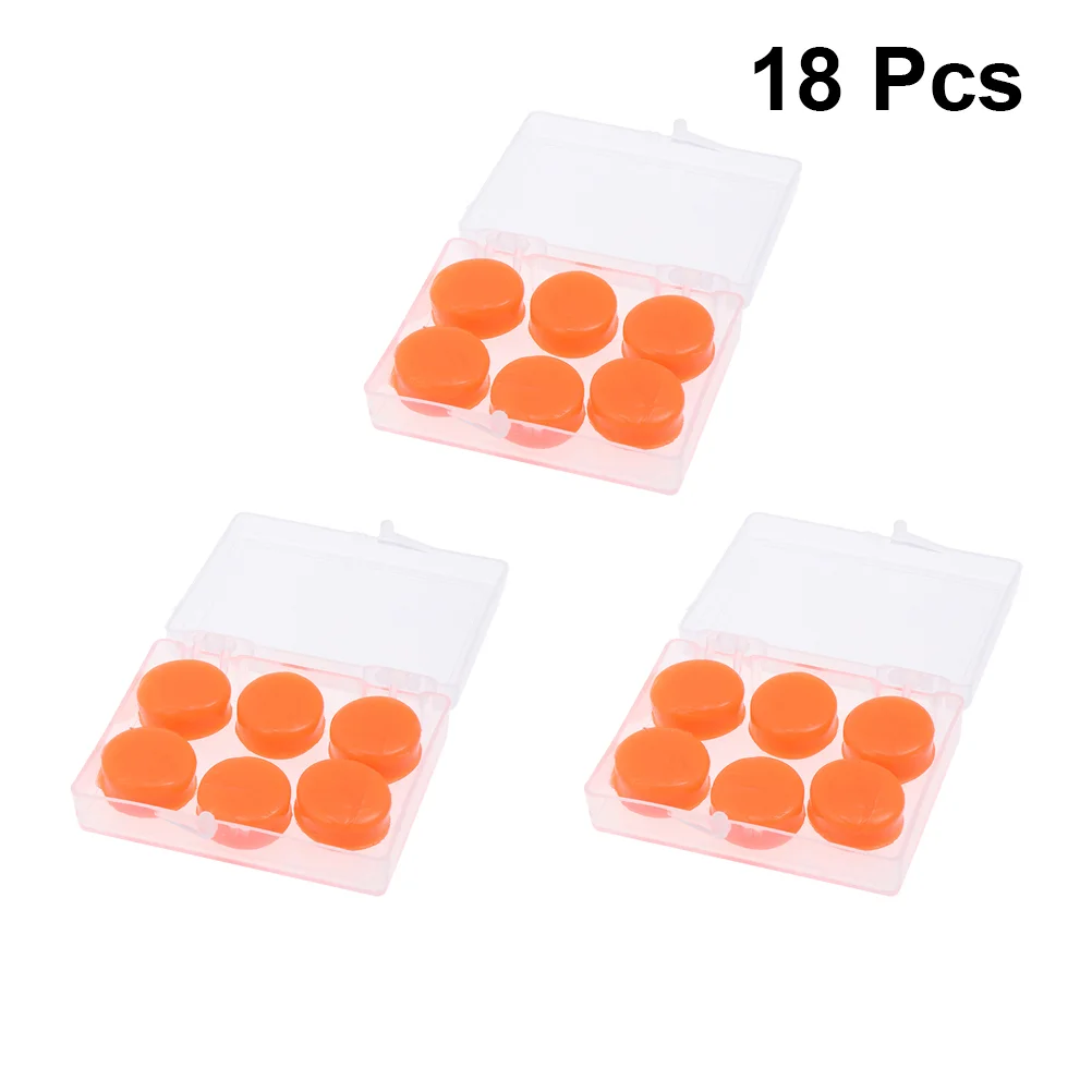 18 Pcs Earplugs for Subways Deformable Earbuds Water Proof Summer Waterproof Soundproof Bathing Comfortable