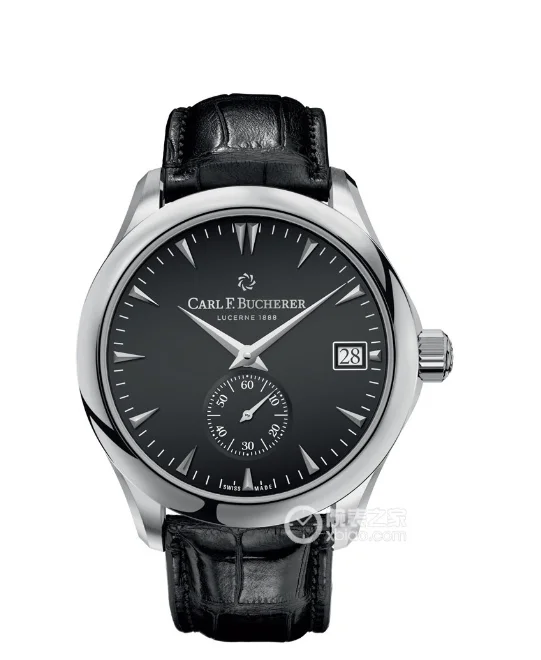 Two-hand half quartz men's business hot-selling belt chronograph watch