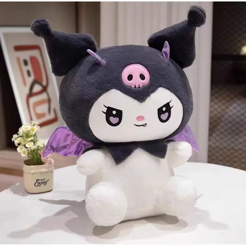 25 centimetri Anime Periferiche Kawaii Diavolo Kuromi Peluche Bambola Giocattolo Scuro Decorazioni Per La Casa Peluche Giocattolo Regalo Di Natale Regalo Di Compleanno Per Bambini