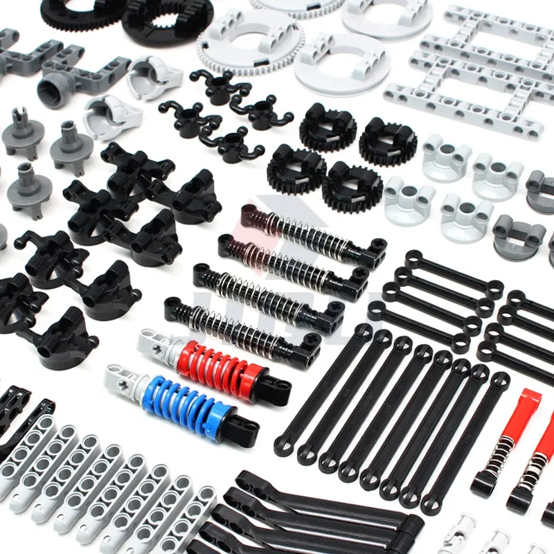 

Высокотехнологичные детали 148 шт. амортизирующая подвеска, совместимые технические рулевое управление автомобиля, строительные блоки, кирпичи, игрушки «сделай сам»