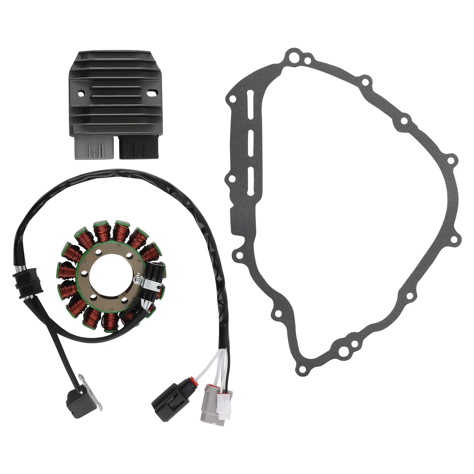 

Stator & Regulator w/Gasket For Yamaha RHINO 700 YXR700F 4X4 Fi Sport 08-09 New