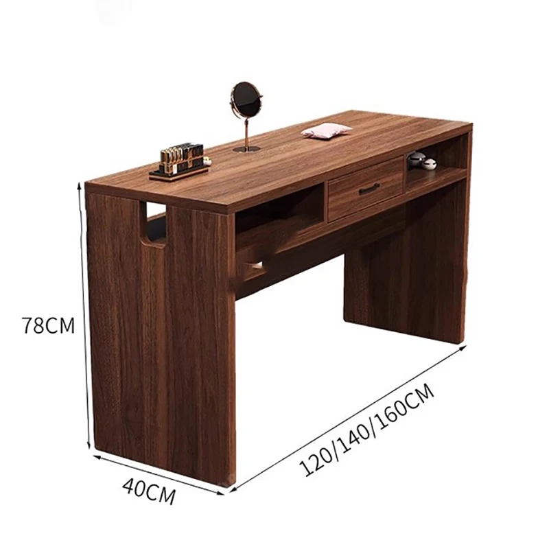 북유럽 스타일의 창의적인 네일 테이블 디자인, 미적이고 정교한 뷰티 네일 데스크, 트렌디하고 고급스러운 매니큐어리스트용 테이블, 살롱 가구