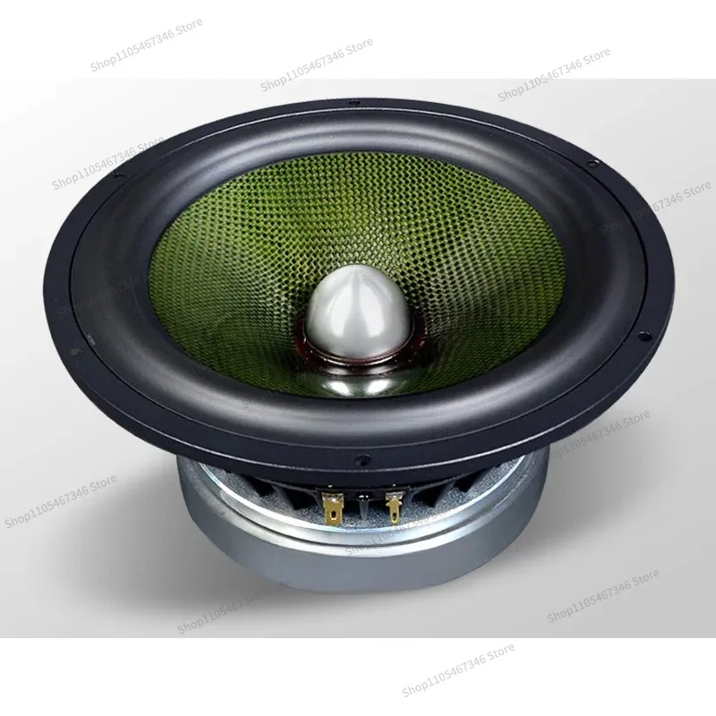 For 8-Inch Speaker Household High-quality Aluminum Frame Pure Carbon Fiber Bullet Bass Speaker