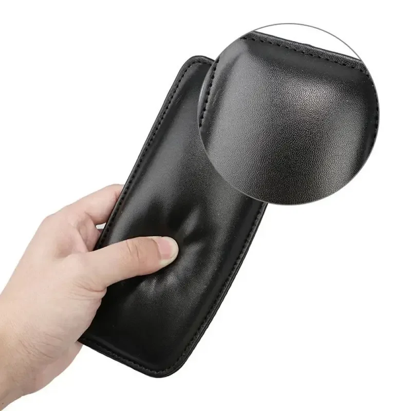 

Leather Knee Pad for Car Interior Pillow Comfortable Elastic Cushion Memory Foam Universal Thigh Support Accessories 18X8.2cm