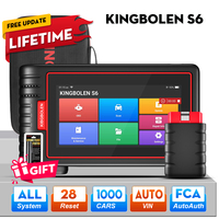 Lifetime Free KINGBOLEN S6 OBD Automotive Scanner Bluetooth All System Car Diagnostic Tools 28 Resets IMMO/BMS/TPMS/ABS Bleeding