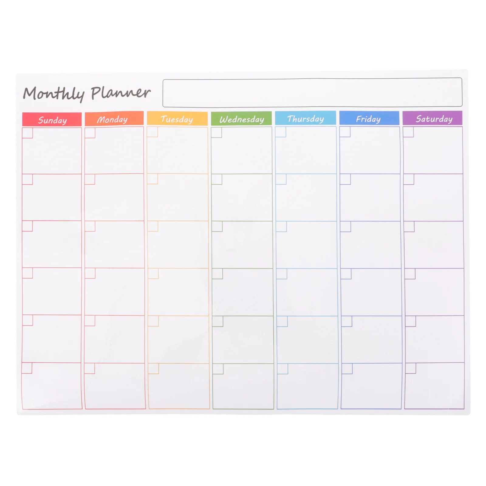 Calendário magnético premium para geladeira, grande espaço de nota, planejador mensal semanal, placa apagável a seco para escritório, estudante, professor, família