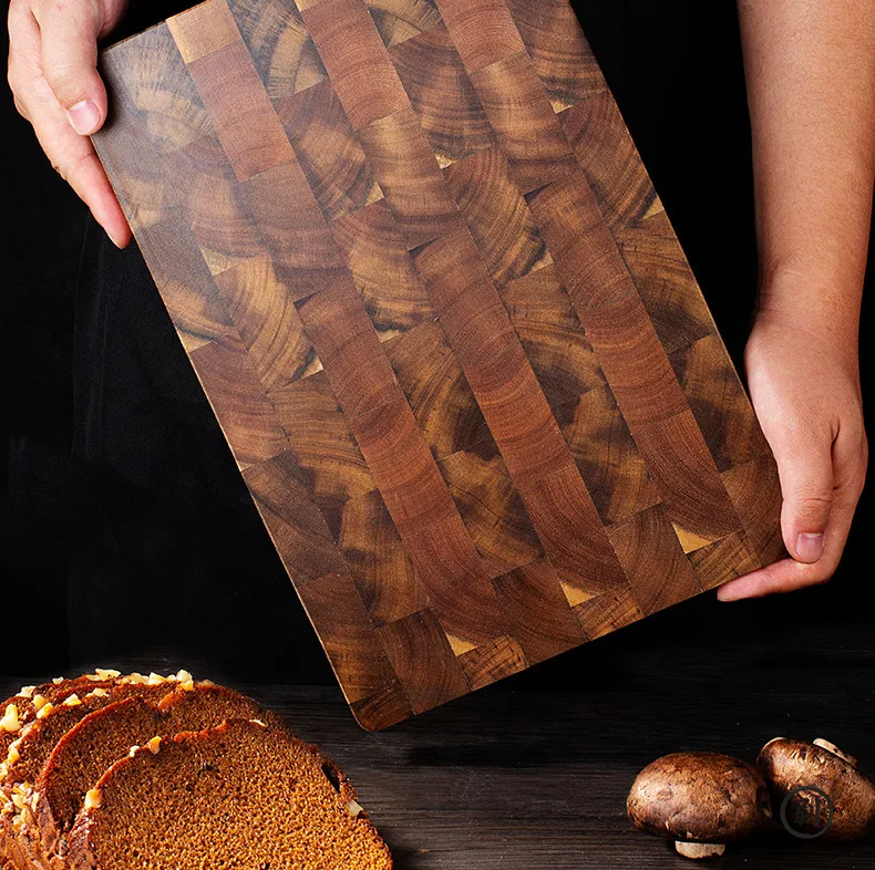 32*22*1.5Cutting Board Double-sided Using Premium Acacia Wood Splicing Chopping Board Drain Water and Damp-proof Kitchen Tools