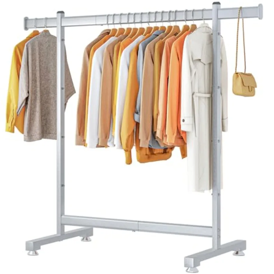 

Heavy Duty Clothes Rack for Hanging Clothes Clothing Rack 300LBS Portable Clothes Rack 45" L*15" W*66" H Thickened and Widened