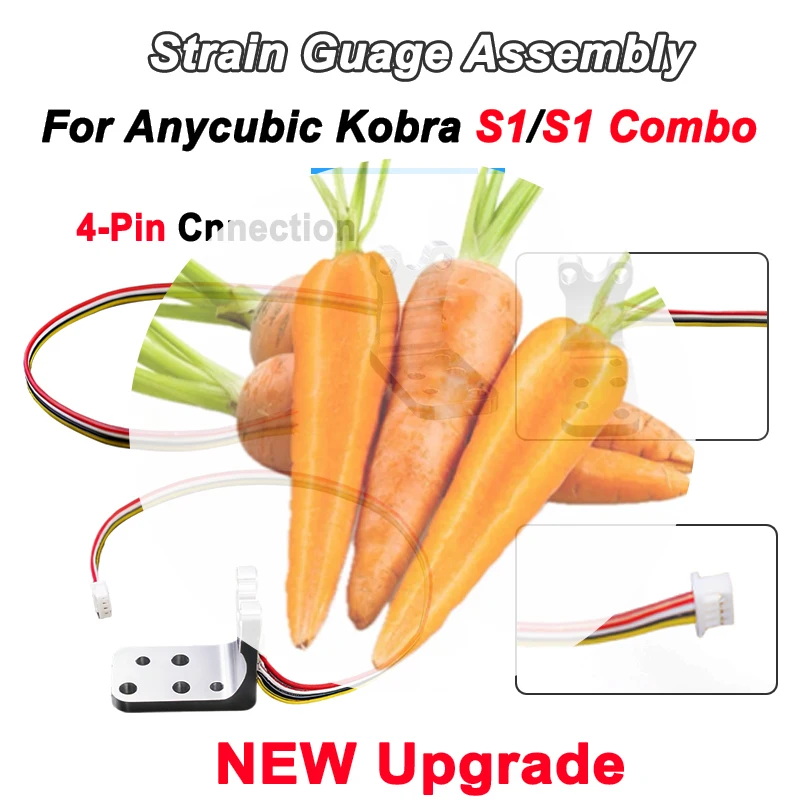 Per Anycubic S1/S1 Combo Estensimetro Estensimetro di alta qualità Livellamento Parti della stampante 3D Accessori per stampante 3D in metallo per S1C