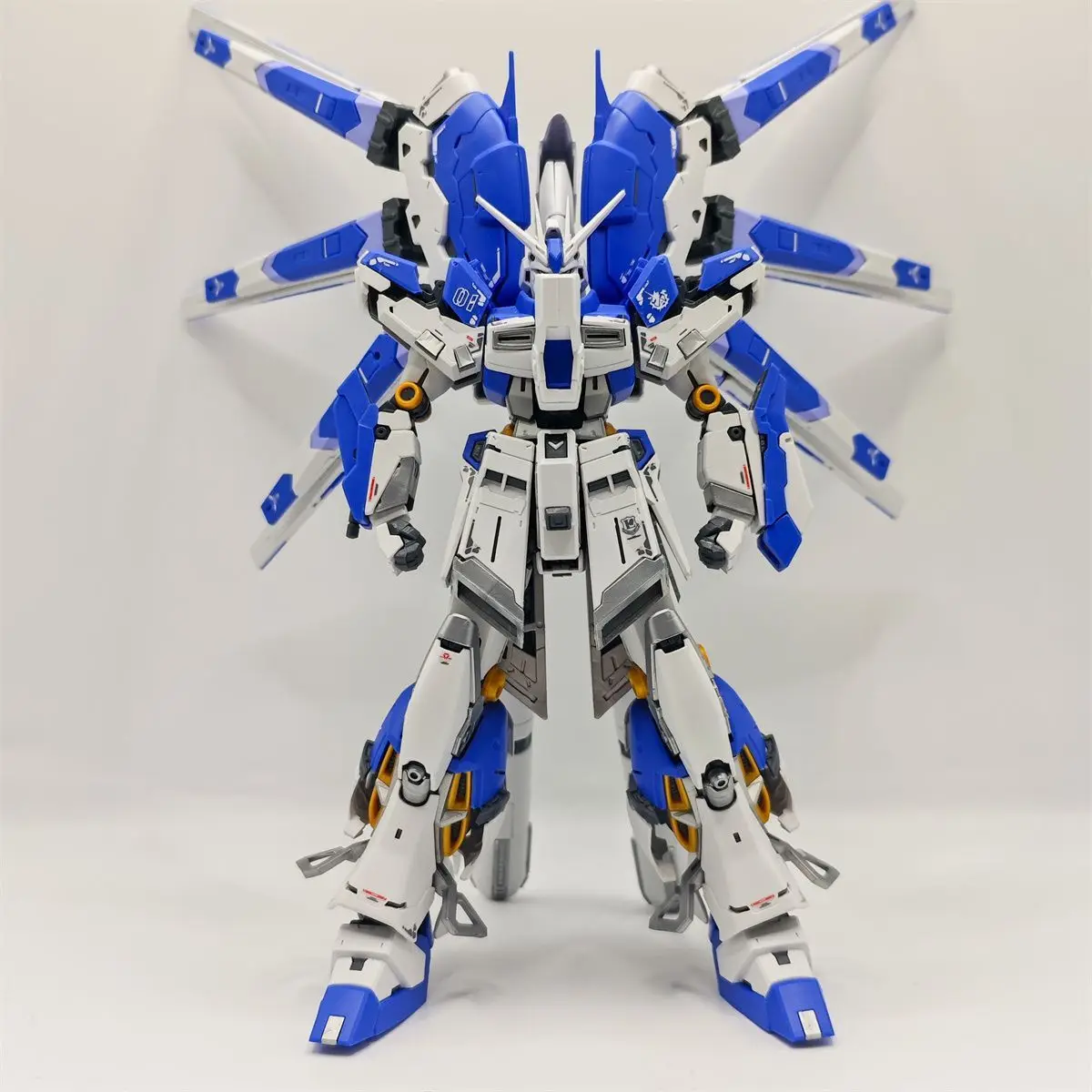 GL نموذج RG RX-93-v2 Hi-V 1/144 الجمعية أطقم منمذجة مقياس عمل الشكل البلاستيك روبوت لعبة مجسمة هدايا عيد الميلاد #5