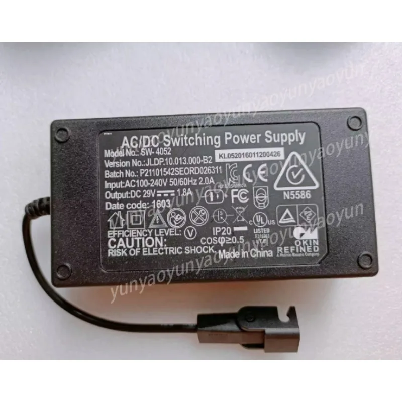 

Адаптер питания 29В 1.8А ZB-A290018-A, трансформатор для электрического кресла-реклайнера, кабель питания